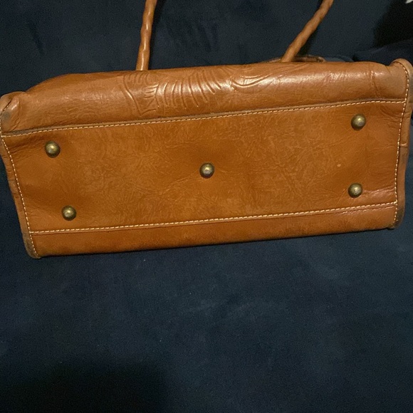 Patricia Nash brown leather shoulder bag - Picture 6 of 6
